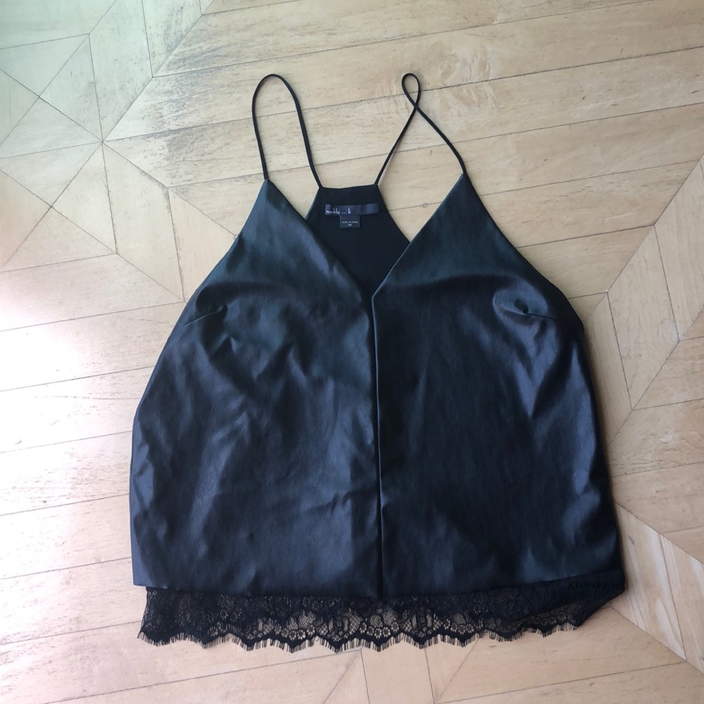 Leather top